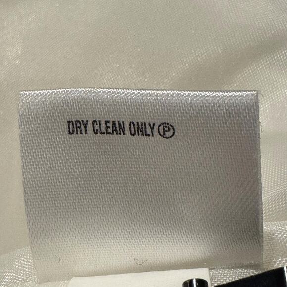 Calvin Klein Jacket Minimalist Quiet Luxury Classic Capsule Scandi Zip White 24W - Picture 6 of 7